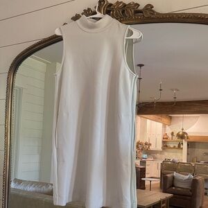 SPANX Cream Sleeveless Mini Dress